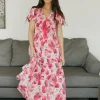 Listicle Poppy Dress- Pink Online