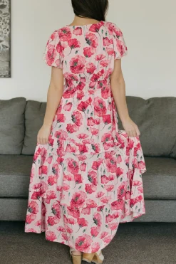 Listicle Poppy Dress- Pink Online