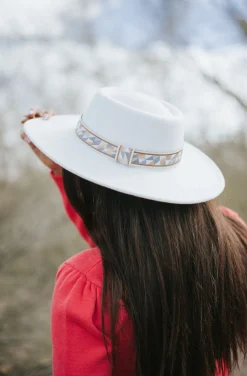 Ellison Positive Energy Hat-Off White Sale