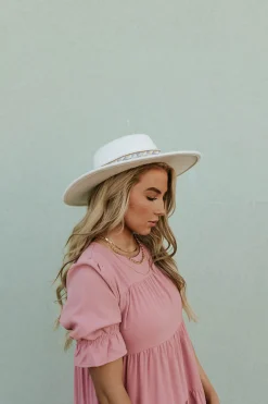 Ellison Positive Energy Hat-Off White Sale