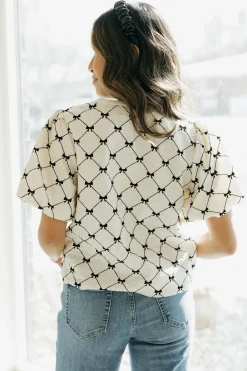 So Me Priscilla Top-Ivory Neutral Online