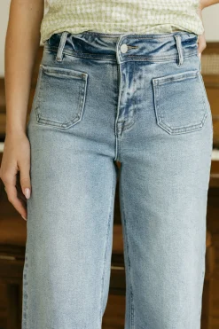 Mica Denim Raden Denim-Light Wash Blue Discount