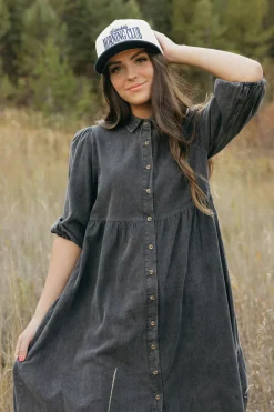 Polagram Ralphie Dress- Black Fashion