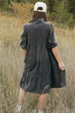 Polagram Ralphie Dress- Black Fashion