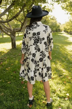 Polagram Ralphie Dress-Cream Multi White Hot