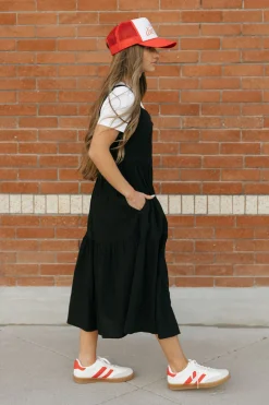 Polagram Reggie Dress- Black Hot