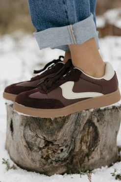 Let's See Style Remus Sneakers-Brown Discount