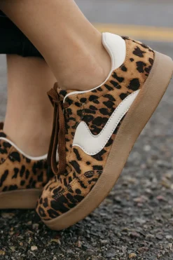 Let's See Style Remus Sneakers-Leopard Clearance