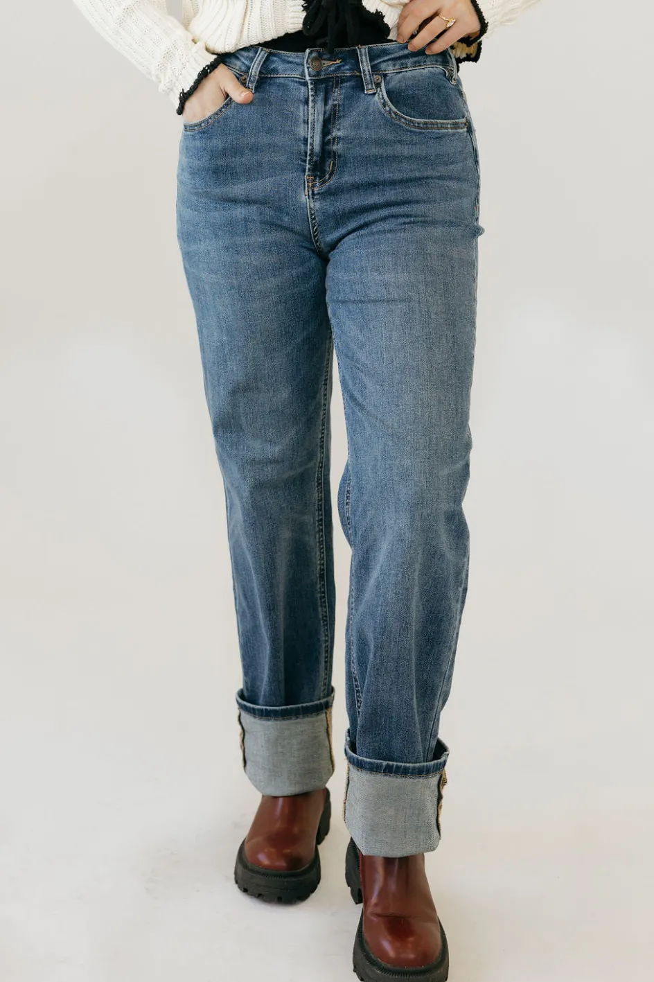 Mica Denim Ridley Denim-Medium Blue Fashion