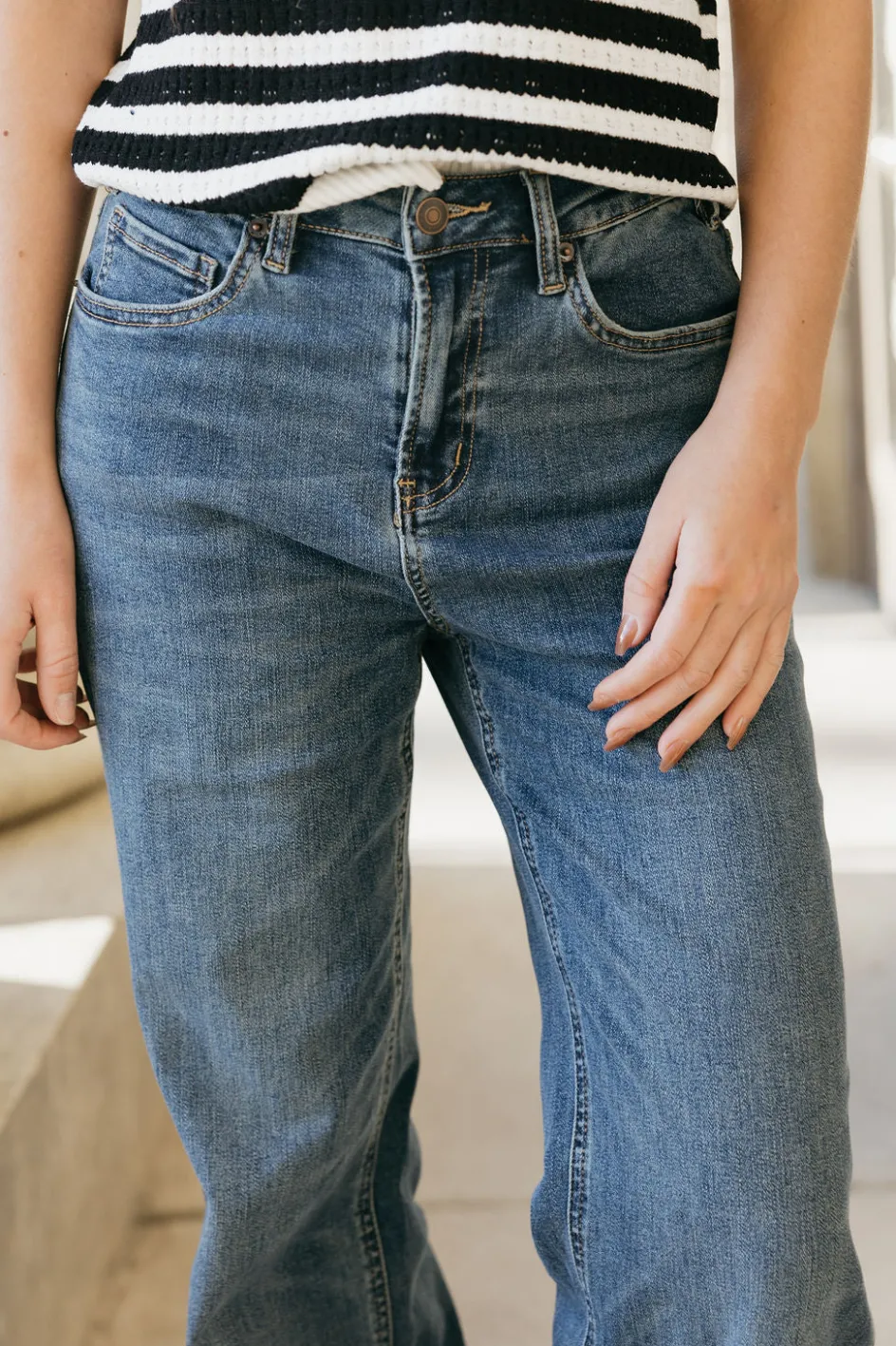 Mica Denim Ridley Denim-Medium Blue Fashion