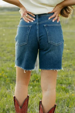 Just Panmaco Ross Shorts-Dark Denim Blue Clearance