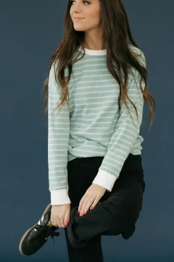 Dongguan Huoyoung Apparel Co Russ Top-Seafoam Green Fashion
