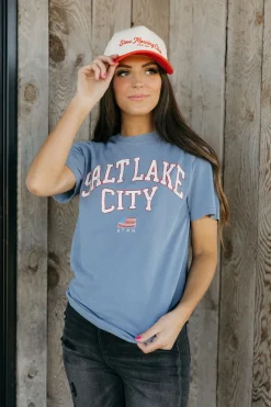 BENIE Salt Lake City Tee- Blue Best