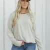 Hayden Samantha Sweater-Oatmeal Neutral Fashion