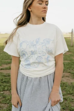 Polagram Seaside Citrus Tee-Ivory White Sale