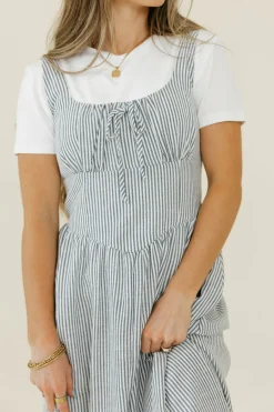 Blu Pepper Sicily Dress- Blue Clearance