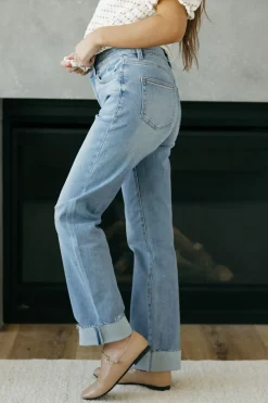 Mica Denim Simmons Denim-Medium Light Blue Hot