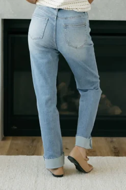 Mica Denim Simmons Denim-Medium Light Blue Hot