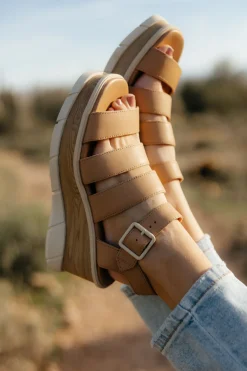 Sorel Joanie III Ankle Strap Sandals-Honest Beige Online