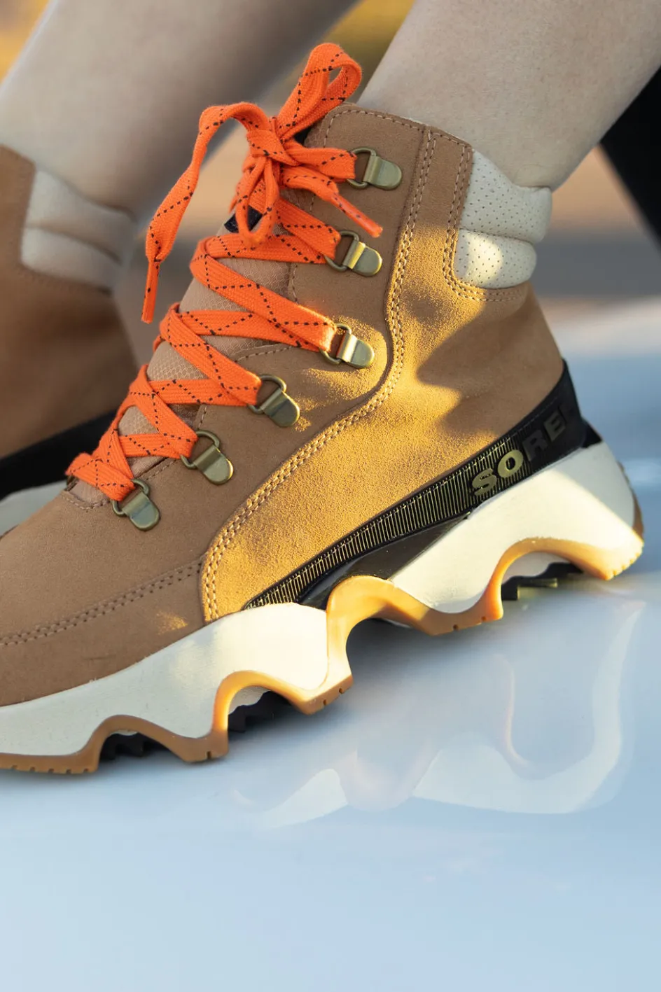 Sorel Kinetic Impact Conquest Boots-Tawny Buff/Ceramic Outlet