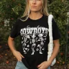 Honestee Spooky Cowboys Tee-Black Best