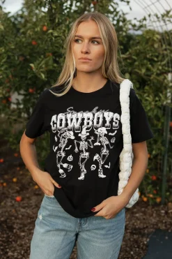 Honestee Spooky Cowboys Tee-Black Best