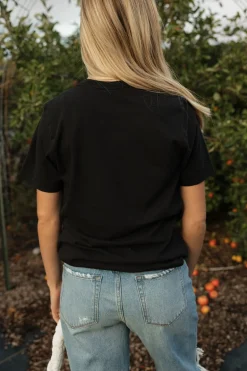 Honestee Spooky Cowboys Tee-Black Best
