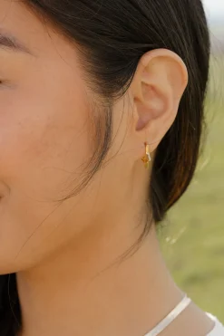 Ali Express Star Hoop Earrings Gold Sale