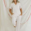 Dongguan Huoyoung Apparel Co Sweetheart PJs-Ivory/Pink White New