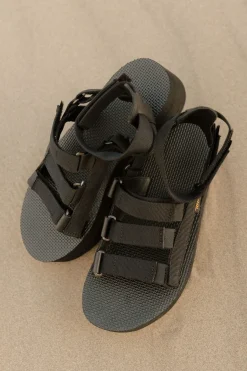 Teva Flatform Mevia Sandals-Black Discount