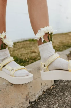 Teva Flatform Sandals-Silver Cloud Multi Best