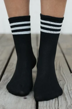 Ali Express Varsity Stripe Socks Black/White Best