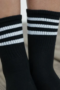 Ali Express Varsity Stripe Socks Black/White Best