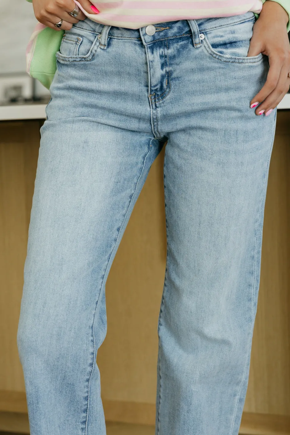 Mica Denim Watson Denim-Medium Light Blue Fashion