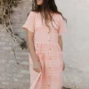 Polagram Whitney Dress-Peach Clearance